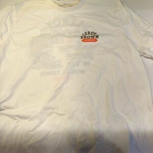 Leroy Brown White Short Sleeve Tee